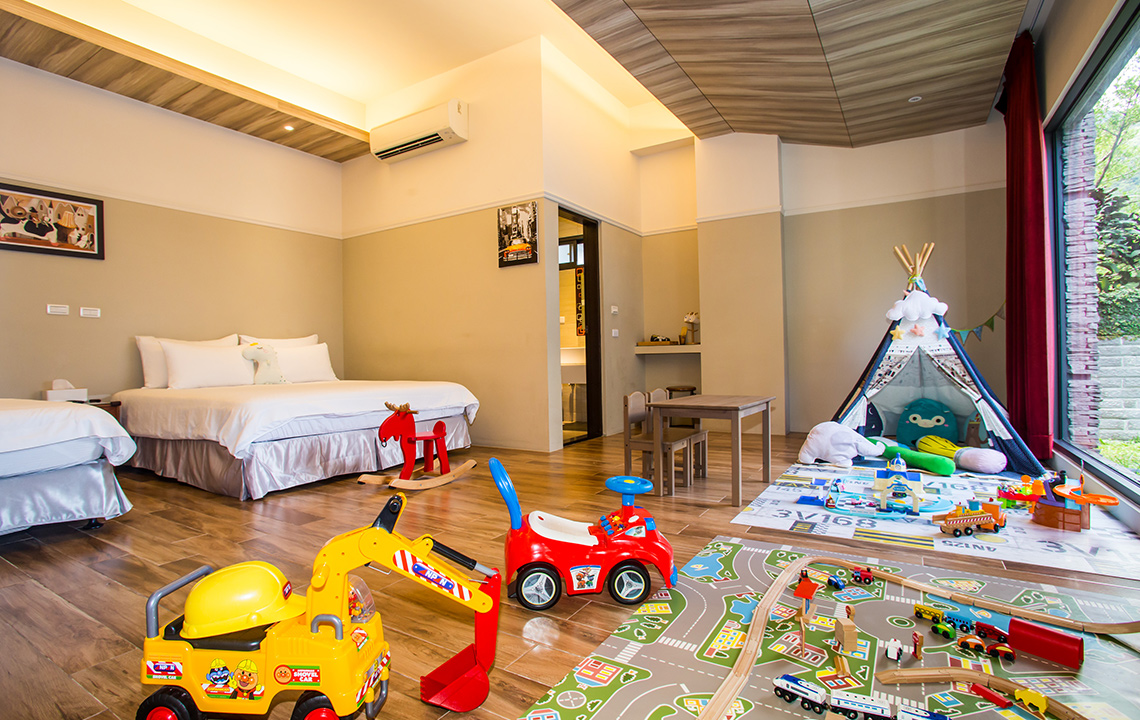 茶田關舍 本館中的「童言親子房」客房 第6張照片