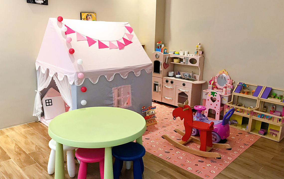 茶田關舍 本館中的「童語親子房」客房 第6張照片