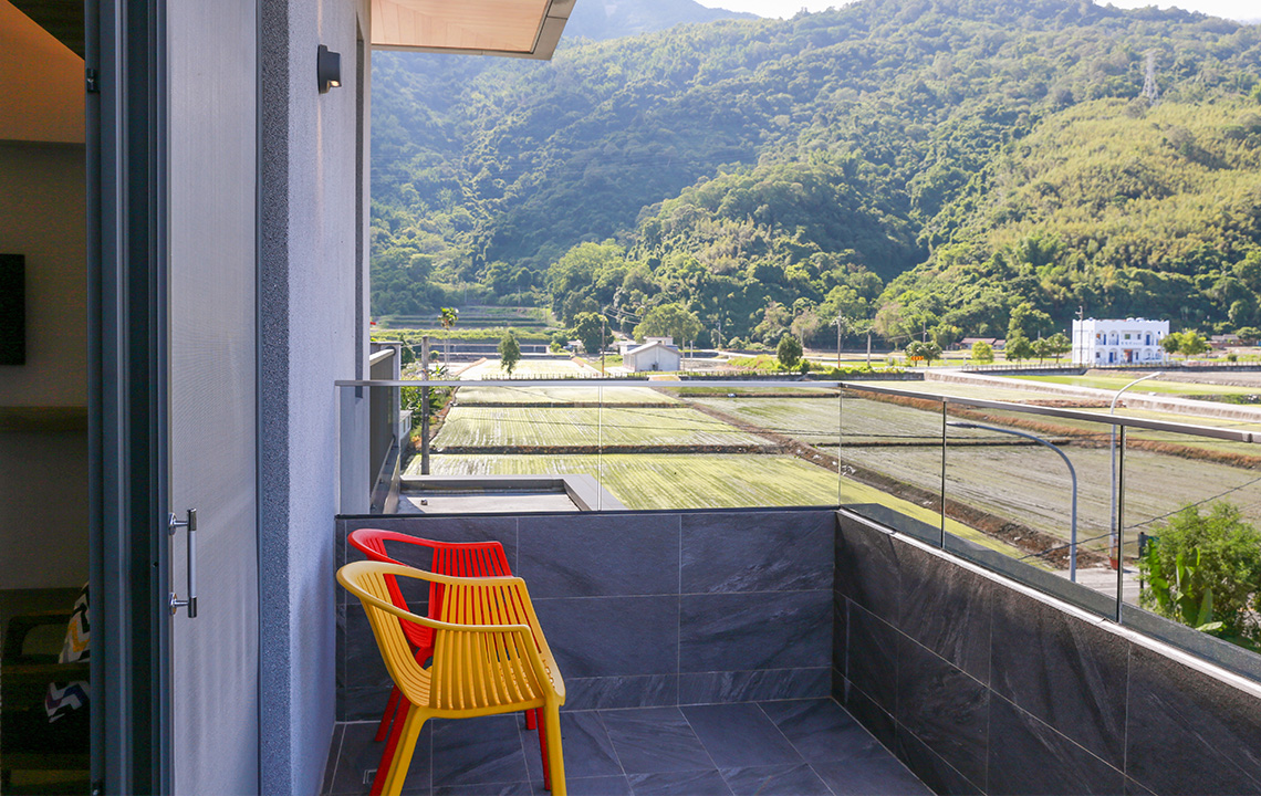 茶田關舍 本館中的「春耕觀景四人房」客房 第6張照片